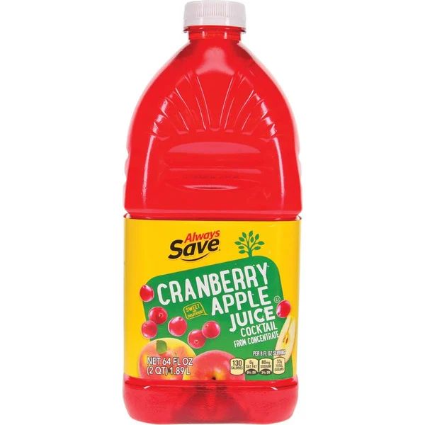 Always Save Cranberry Apple Juice Cocktail
