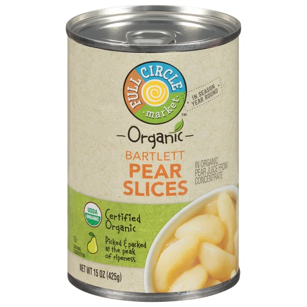 Full Circle Pear Slices, Bartlett