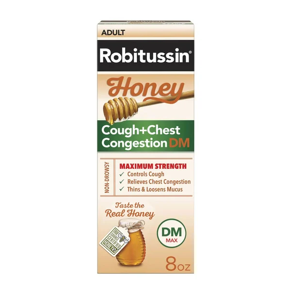 Robitussin Honey Cough + Chest Congestion DM Adult Maximum Strength Cough