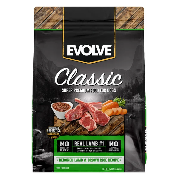 EVOLVE Classic Lamb & Brown Rice, Dog Food