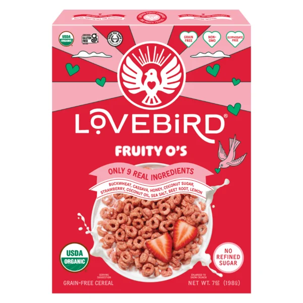 Lovebird Grain-Free Cereal Fruity O's