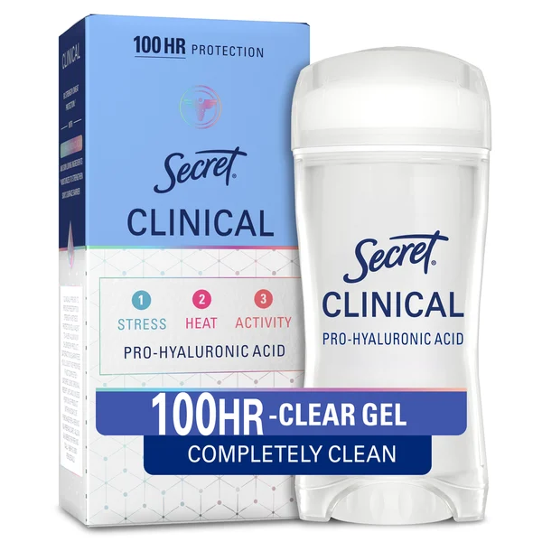 Secret Clinical Strength Clear Gel Women's Antiperspirant & Deodorant Completely Clean Scent