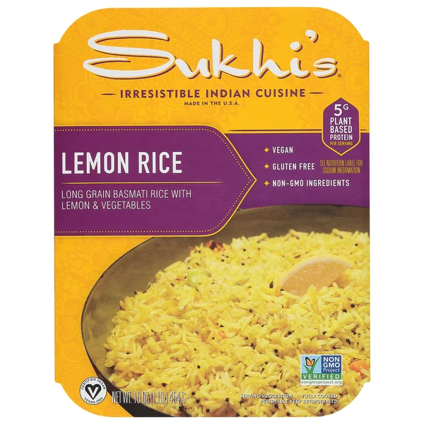 Sukhi's Indian Lemon Rice Gluten Free Side Dish