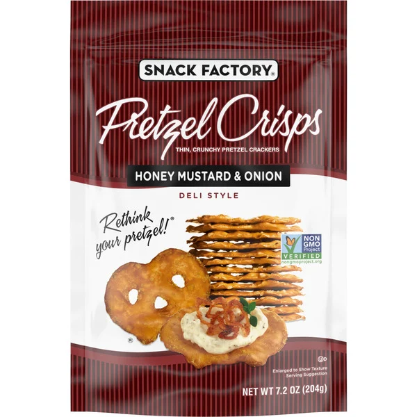 Snack Factory Honey Mustard and Onion Pretzel Crisps