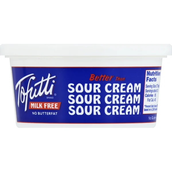 Tofutti Sour Cream, Milk Free, Imitation