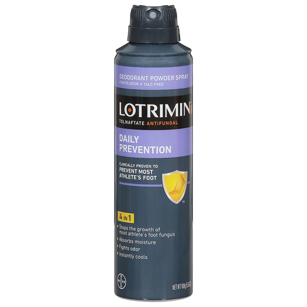 Lotrimin Deodorant Powder Spray, 4 in 1, Daily Prevention