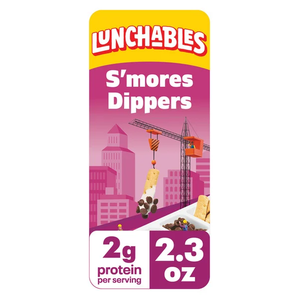 Lunchables S'mores Dippers with Graham Sticks, Milk Chocolate Chips & Marshmallow Creme