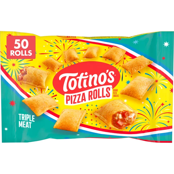 Totino's Pizza Rolls Triple Meat Flavored Frozen Snacks