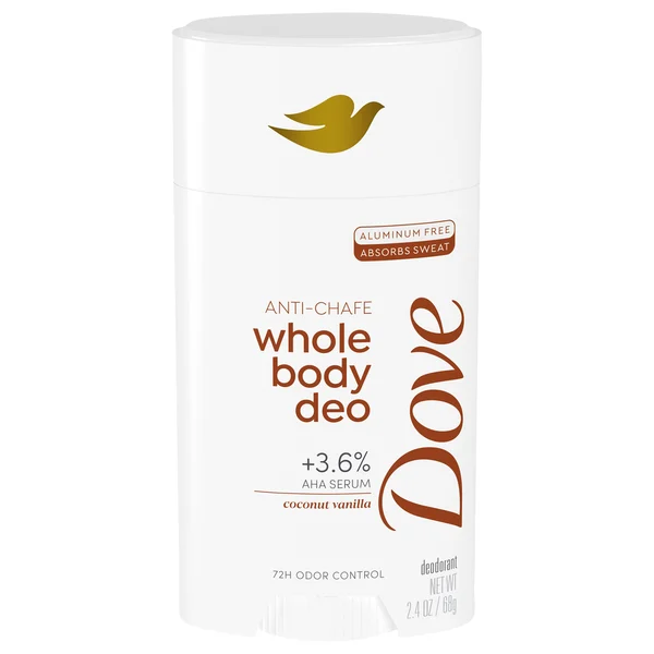 Dove Anti-Chafe Whole Body 72H Odor Control Coconut Vanilla Deodorant