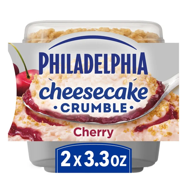Philadelphia Cheesecake Crumble Cherry Cheesecake Desserts