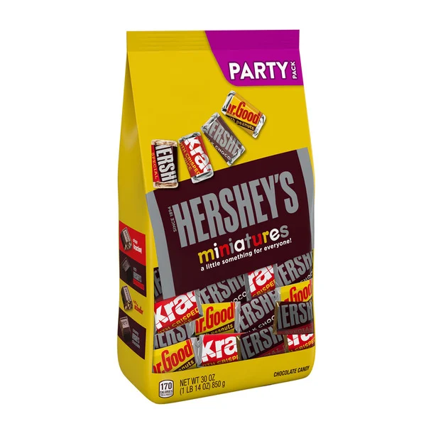 Hershey's Miniatures Assorted Chocolate Candy Party Pack, 30 oz