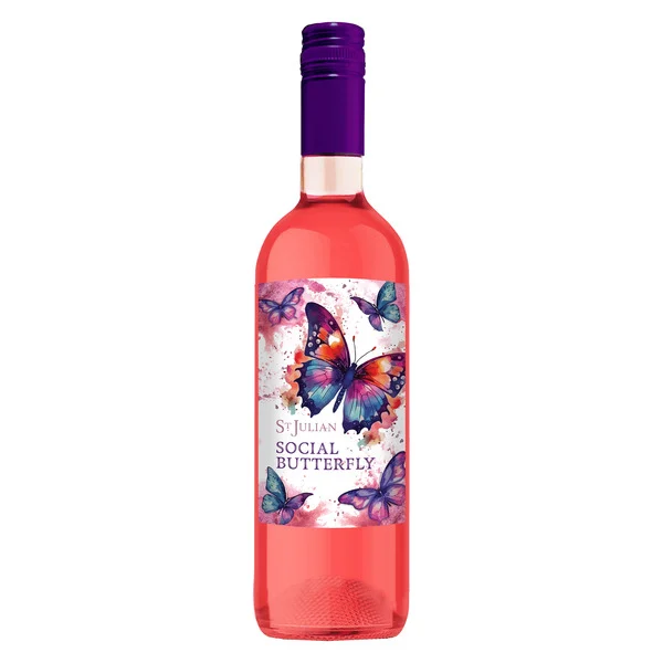 St. Julian Social Butterfly, Sweet Rosé Wine
