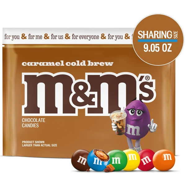 M&M's Caramel Cold Brew Chocolate Candy, Sharing Size