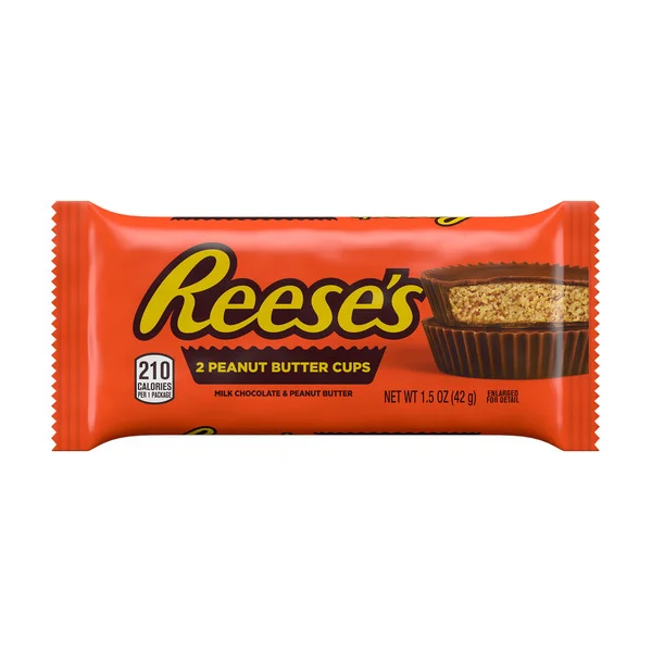 Reese's Milk Chocolate Peanut Butter Cups, Candy Pack, 1.5 oz
