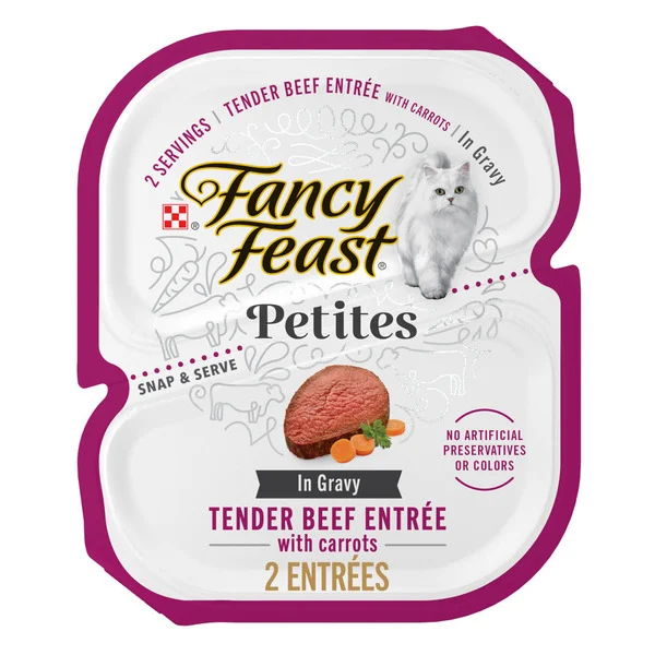 Purina Fancy Feast Petites Tender Beef Entree With Carrots in Gravy Gourmet Wet Cat Food