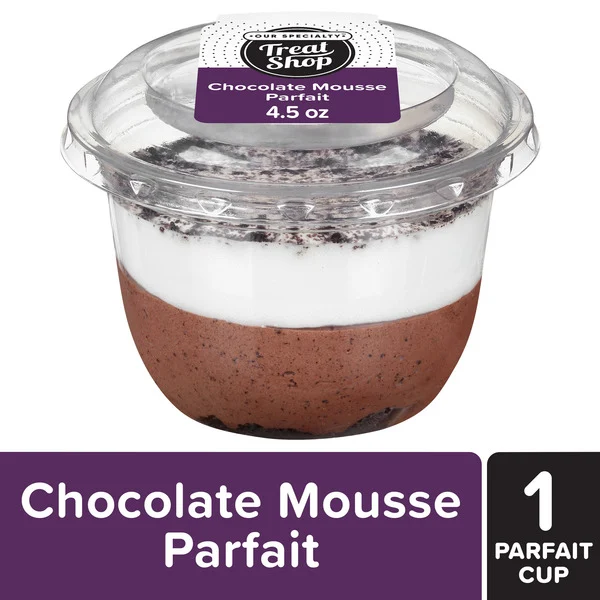 Our Specialty Chocolate Parfait Cup with Whipped Topping