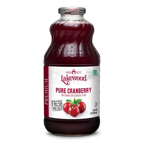 Lakewood Organic Premium Pure Cranberry Juice