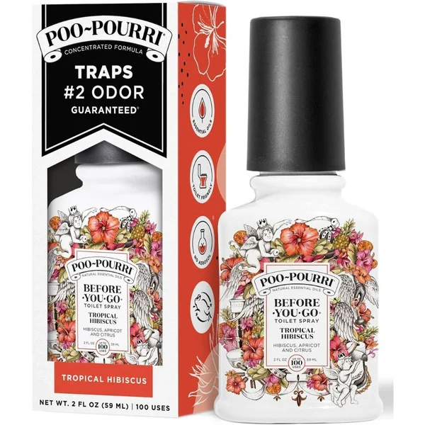 Poo-Pourri Tropical Hibiscus, Before You Go Toilet Spray