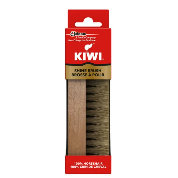 KIWI Horsehair Shine Brush