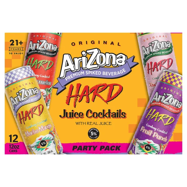 AriZona Original Hard Juice Cocktails Premium Spiked Beverage