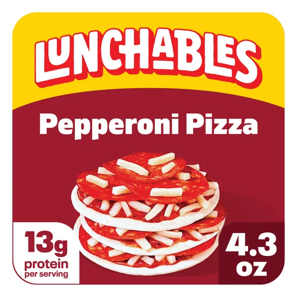 Lunchables Pizza with Pepperoni Kids Lunch Snack Kit