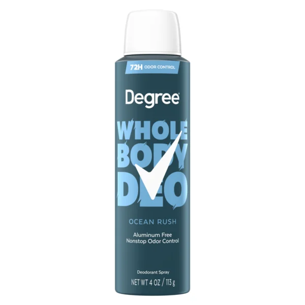 Degree Deodorant Spray For Men, Ocean Rush Scent