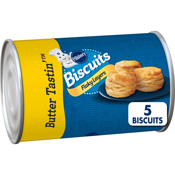Pillsbury Flaky Layers Butter Tastin' Biscuits
