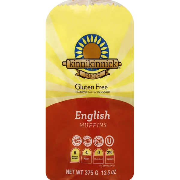 Kinnikinnick English Muffins, Gluten Free