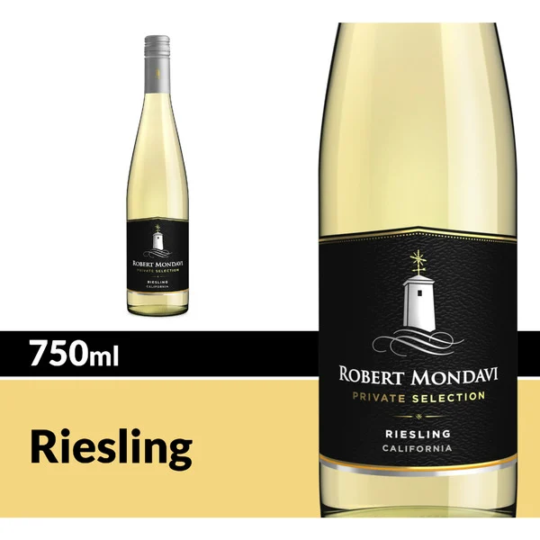 Robert Mondavi Private Selection Riesling White Wine Bottle