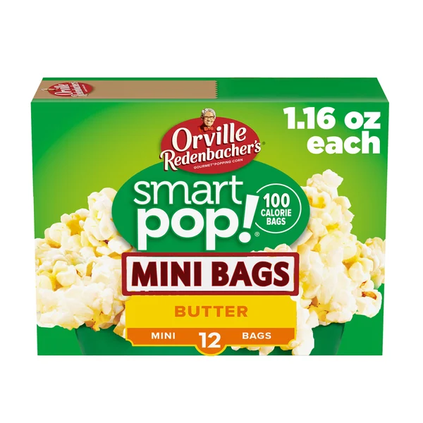 Orville Redenbacher Smart Pop! Butter Popcorn, Microwave Popcorn