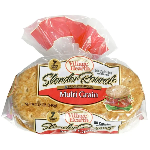 Village Hearth Multi-Grain Slender Rounds Rolls