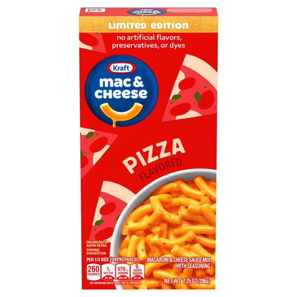 Kraft Pizza Flavored Mac & Cheese Dinner