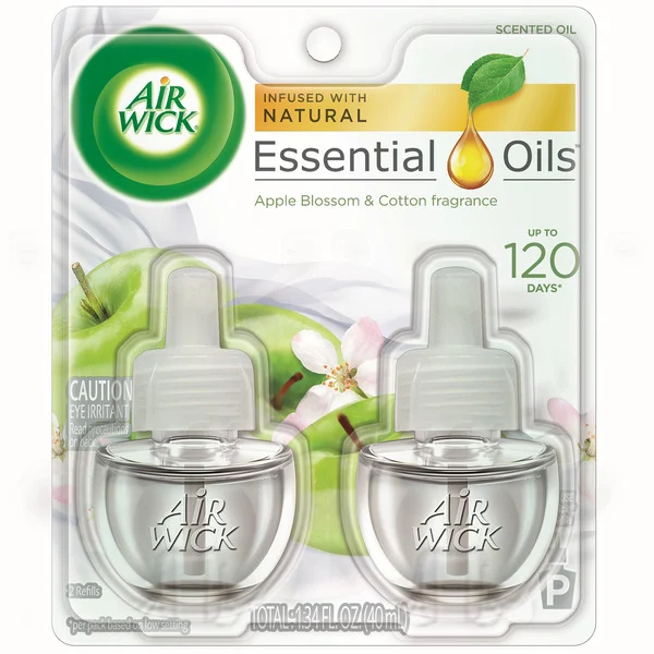 Air Wick® Pure Scented Oil 2 Refills, Sunset Cotton, (2X0.67oz), Air Freshener