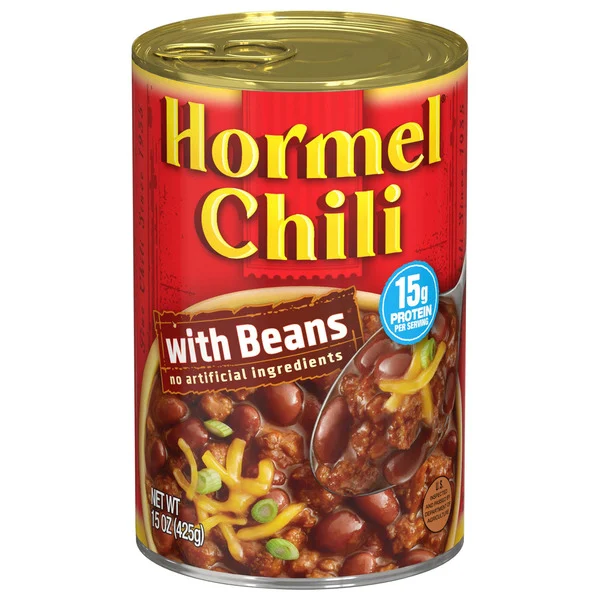 Hormel Chili with Beans, No Artificial Ingredients, 15 Oz
