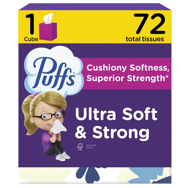Puffs Ultra Soft Facial Tissues