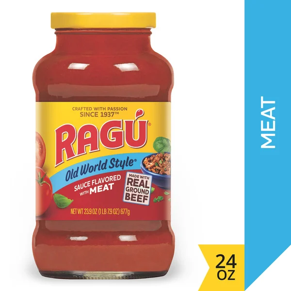 Ragu Old World Style Sauce Flavored with Meat, 23.9 oz