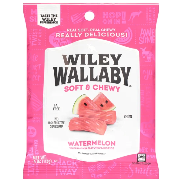 wiley wallaby Watermelon Licorice