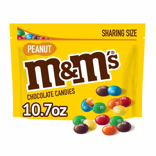 M&M's Peanut Milk Chocolate Candy Sharing Size
