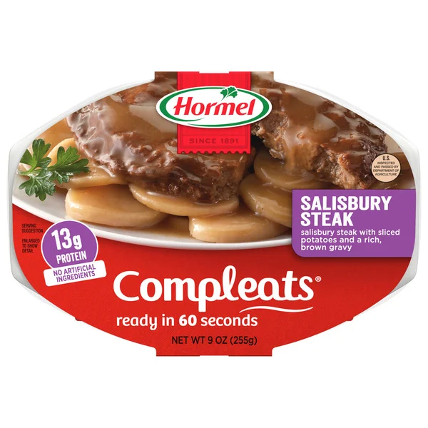 Hormel COMPLEATS Salisbury Steak with Sliced Potatoes, 9 Ounce