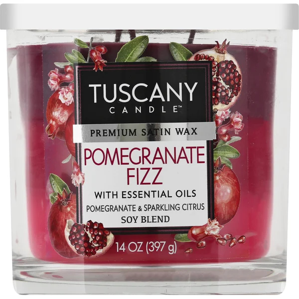 Tuscany Candle Candle, Pomegranate Fizz