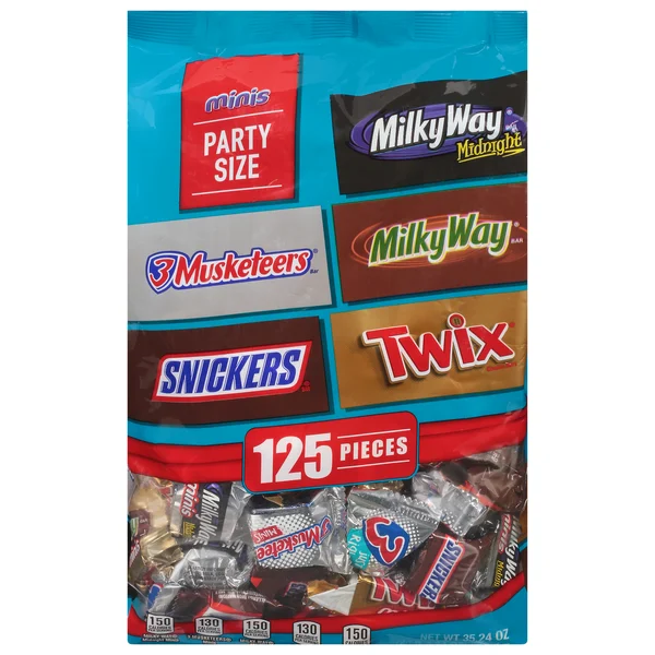 Mars Candy, Minis, Party Size