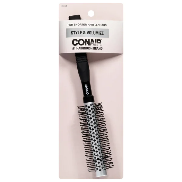 Conair Style & Volumize 12-Row Full Round Metal Barrel Brush