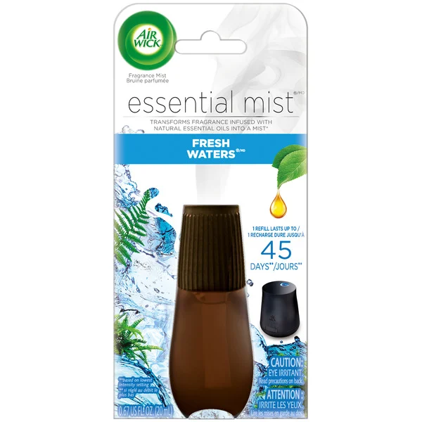Air Wick® Essential Mist 1 Refill, Fresh Waters, Essential Oils, Air Freshener