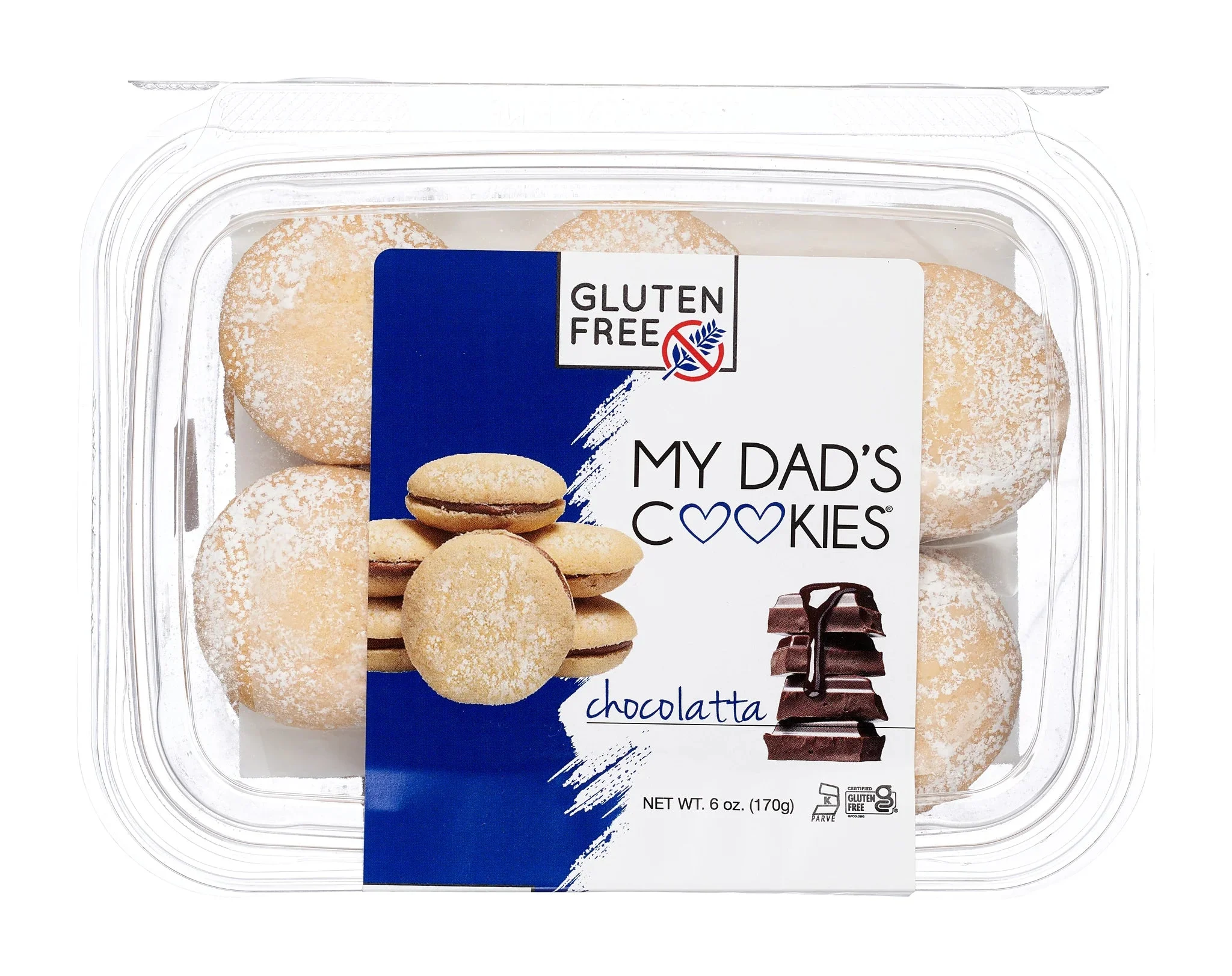 My Dad's Gluten Free Chocolatta Cookies