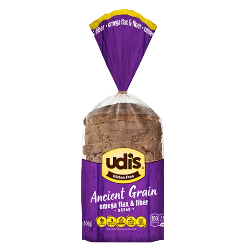 Udis Gluten Free Omega Flax & Fiber Bread