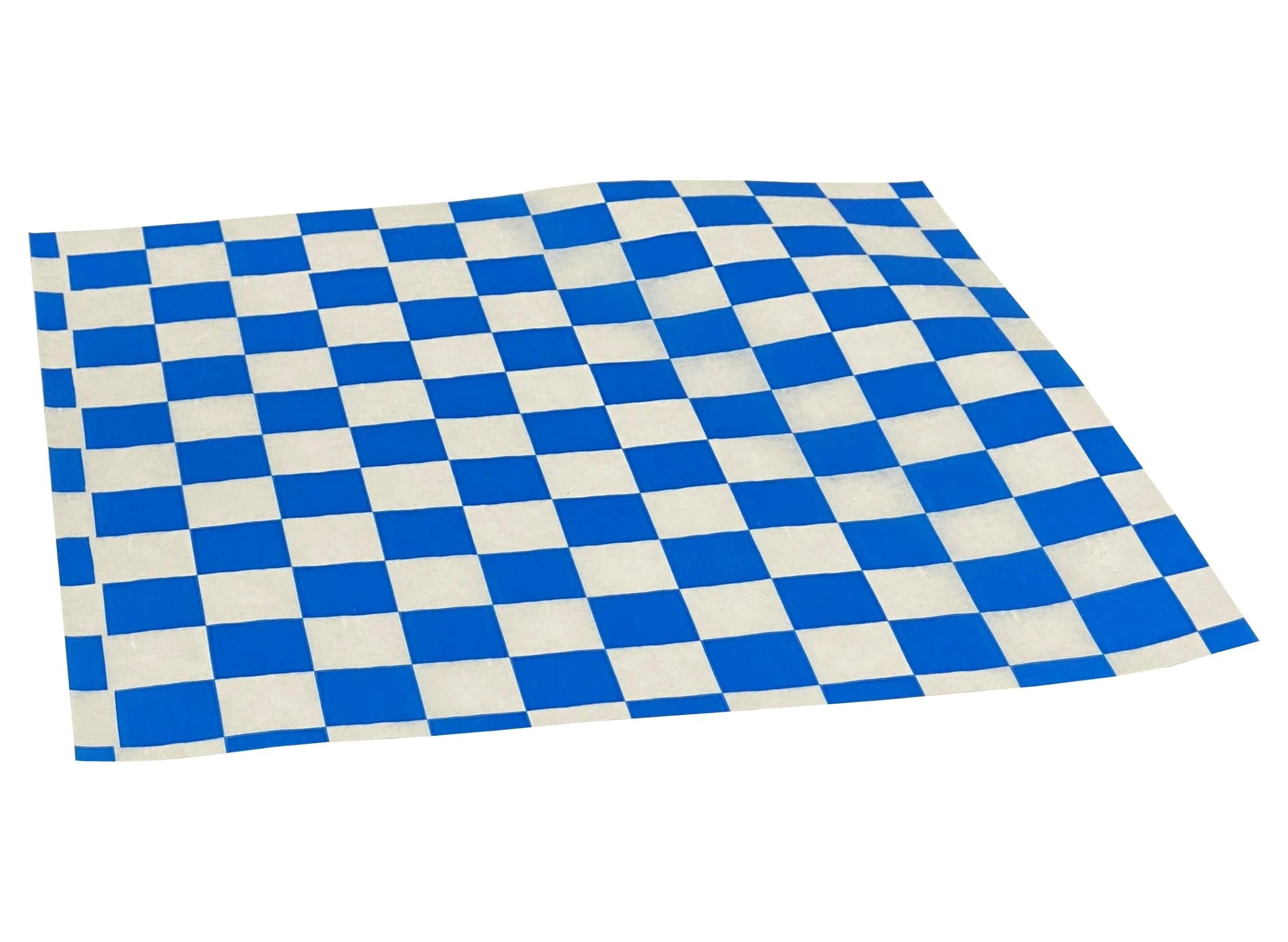Handy Wacks 12 Inch X 12 Inch X 2.5 Inch Blue Checkerboard Deli Wrap 6 - 1000 Cnt