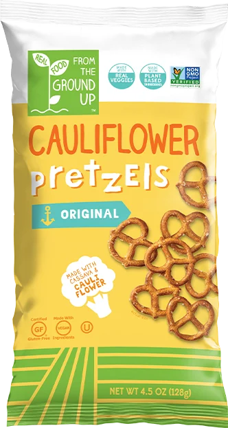 From the Ground Up Gluten Free Cauliflower Pretzel Twists
