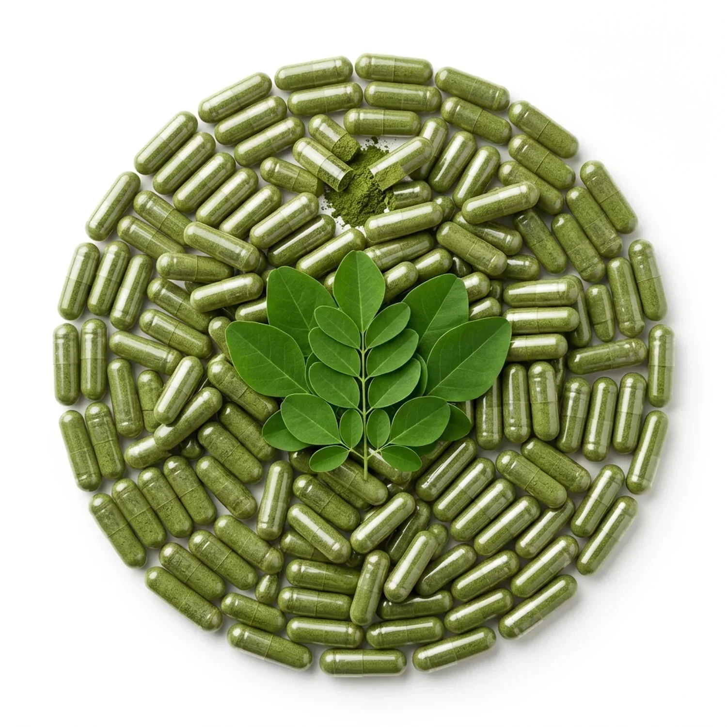Puranicals Moringa Premium 960 Capsules Non GMO and Gluten Free | Herbal Supplement | 600 mg Per Serving | Made with Herb Moringa Leaf Powder