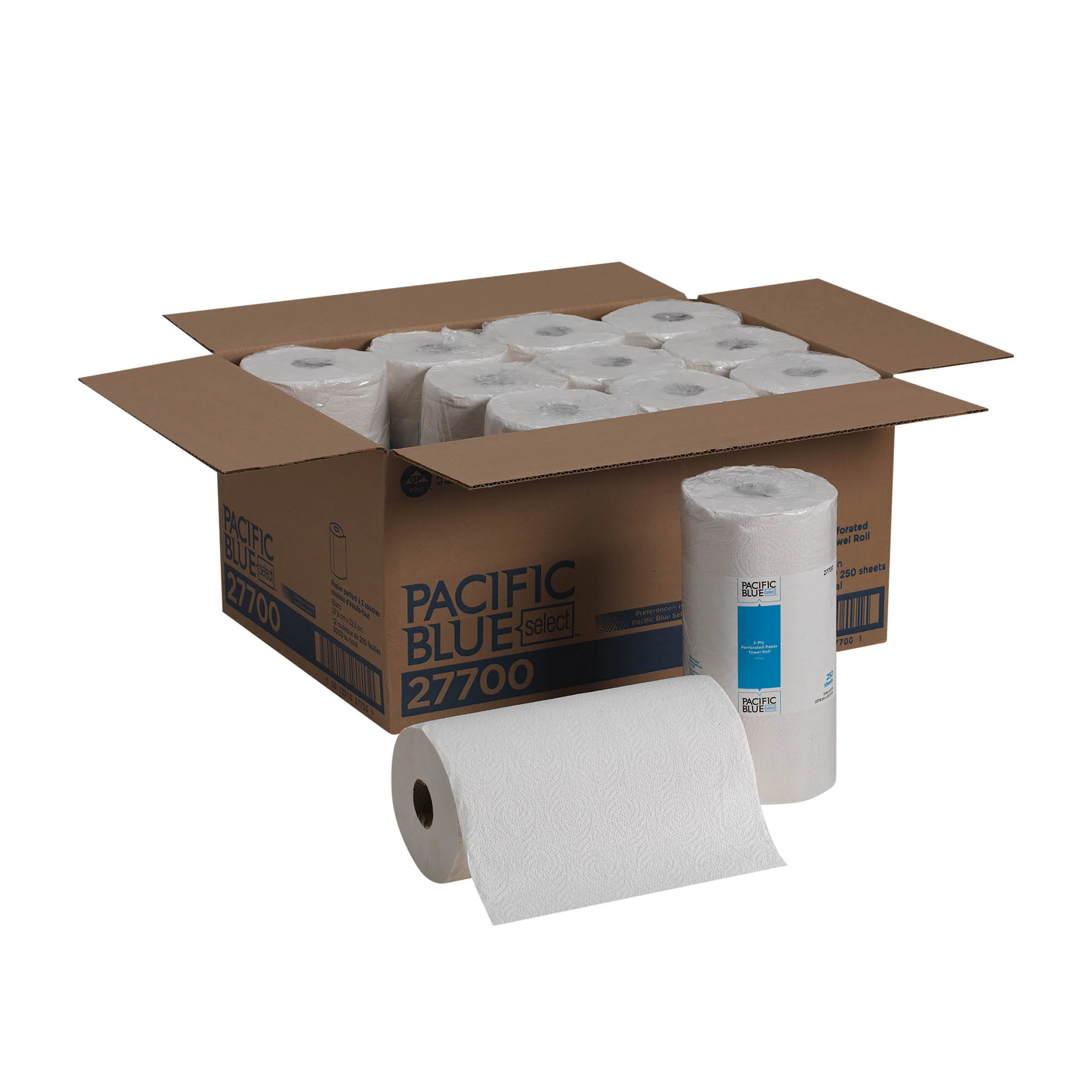 Pacific Blue Select(R) 2-Ply Perforated Paper Towel Roll (Previously Preference(R)) By Gppro White