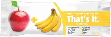 Thats it Apple & Banana Fruit Bar